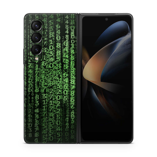 Samsung Galaxy Z Fold 6 Skin Folie Skins Handy Aufkleber Matrix Aufkleber Skins4u