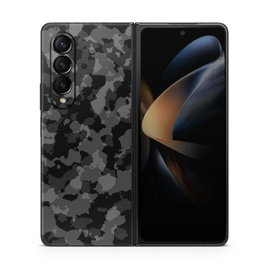 Samsung Galaxy Z Fold 6 Skin Folie Skins Handy Aufkleber Shadow Camo grau Aufkleber Skins4u