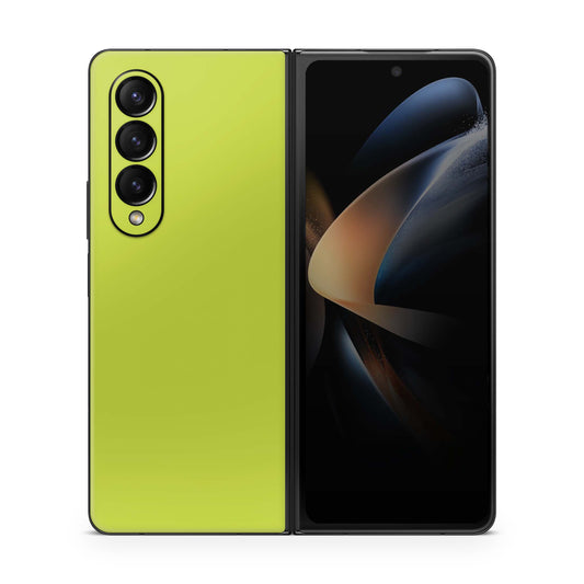 Samsung Galaxy Z Fold 6 Skin Folie Skins Handy Aufkleber Solid State lime Aufkleber Skins4u