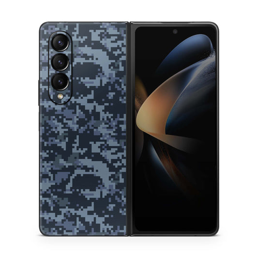 Samsung Galaxy Z Fold 6 Skin Folie Skins Handy Aufkleber Navy Camo Aufkleber Skins4u