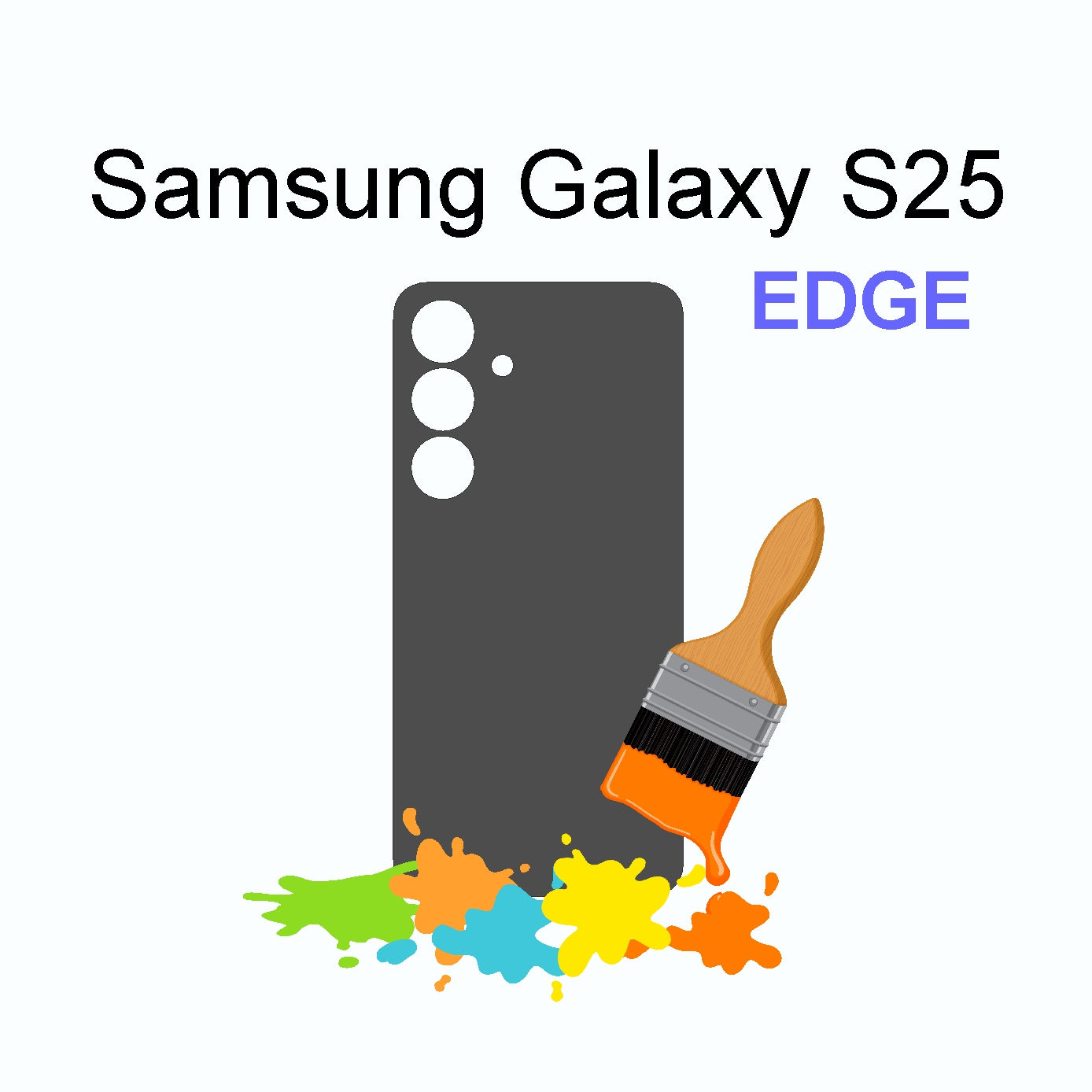 Samsung Galaxy S25 Edge Skin individuell gestalten mit Deinem Bild cpb_product Skins4u