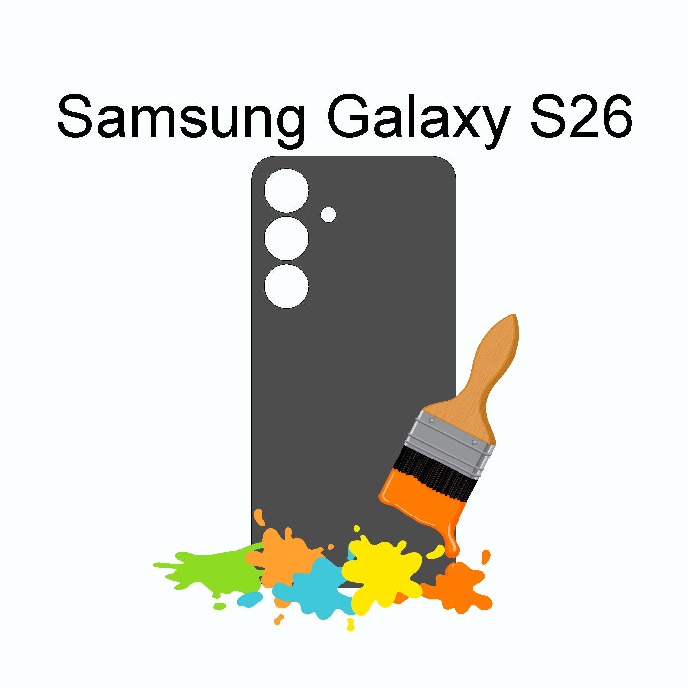 Samsung Galaxy S26 Skin individuell selbst gestalten mit Deinem Bild / Logo Aufkleber Skins4u