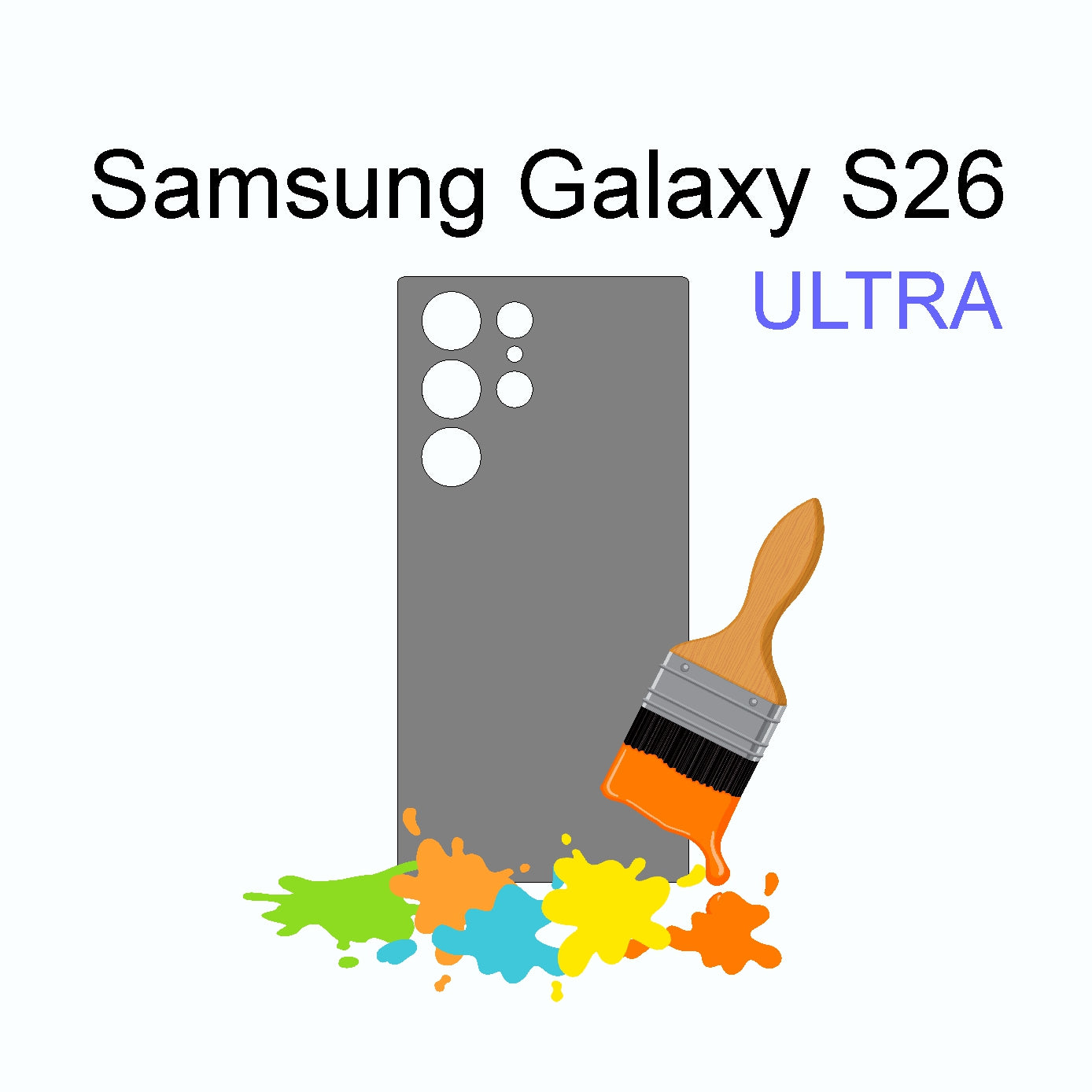 Samsung Galaxy S26 Ultra Skin individuell selbst gestalten mit Deinem Bild / Logo Aufkleber Skins4u