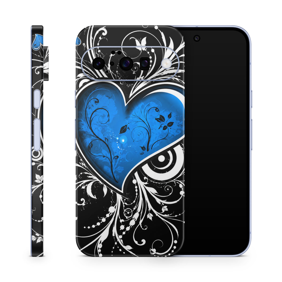 Google Pixel 11 Skins, Aufkleber & Schutzfolie – Blue Heart Aufkleber Skins4u