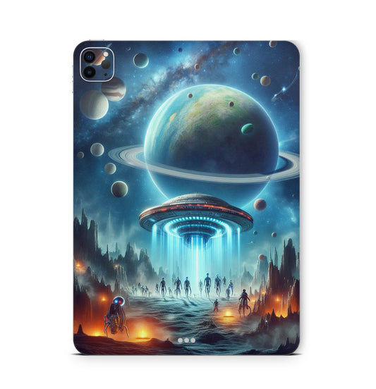 iPad Pro Skin Backcover Design Schutzfolie Folie Vinyl Skins Kratzerschutz Aliens Arives Aufkleber Skins4u