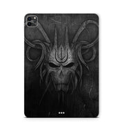 iPad Pro Skin Backcover Design Schutzfolie Folie Vinyl Skins Kratzerschutz Black Demon