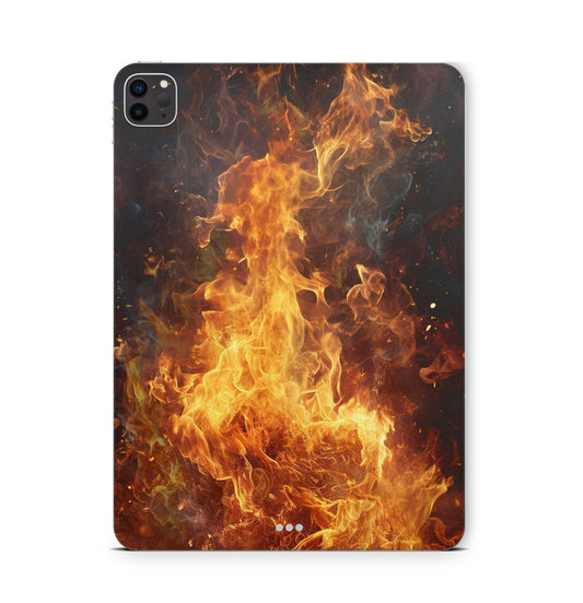 iPad Pro Skin Backcover Design Schutzfolie Folie Vinyl Skins Kratzerschutz Feuer Aufkleber Skins4u