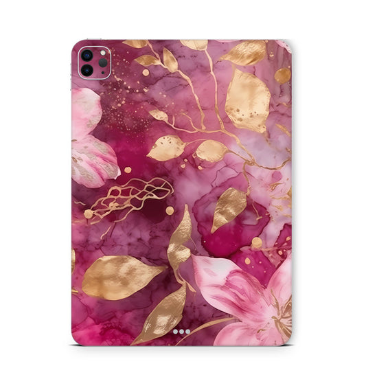 iPad Pro Skin Backcover Design Schutzfolie Folie Vinyl Skins Kratzerschutz Flower Power Aufkleber Skins4u