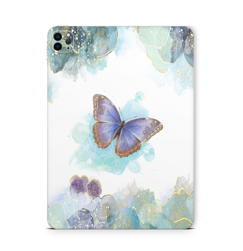 iPad Pro Skin Backcover Design Schutzfolie Folie Vinyl Skins Kratzerschutz Glitter Butterfly Aufkleber Skins4u