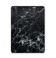 iPad Pro Skin Backcover Design Schutzfolie Folie Vinyl Skins Kratzerschutz Marmor schwarz