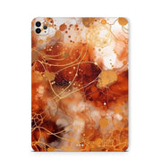 iPad Pro Skin Backcover Design Schutzfolie Folie Vinyl Skins Kratzerschutz Orange Circle