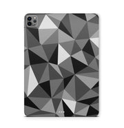 iPad Pro Skin Backcover Design Schutzfolie Folie Vinyl Skins Kratzerschutz Polygrey