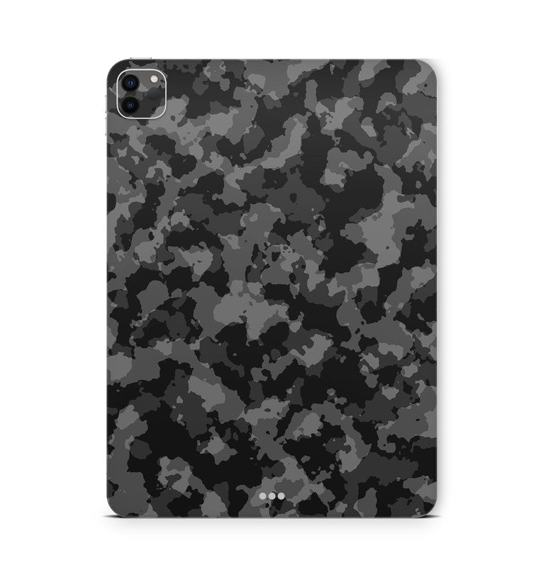 iPad Pro Skin Backcover Design Schutzfolie Folie Vinyl Skins Kratzerschutz Shadow Camo grau Aufkleber Skins4u
