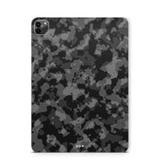 iPad Pro Skin Backcover Design Schutzfolie Folie Vinyl Skins Kratzerschutz Shadow Camo grau
