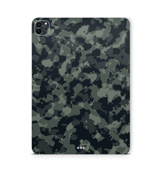 iPad Pro Skin Backcover Design Schutzfolie Folie Vinyl Skins Kratzerschutz Shadow Camo green Aufkleber Skins4u