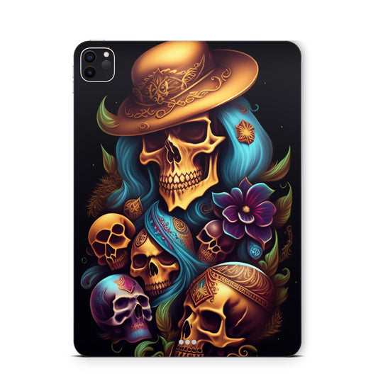 iPad Pro Skin Backcover Design Schutzfolie Folie Vinyl Skins Kratzerschutz Skulltaker Aufkleber Skins4u