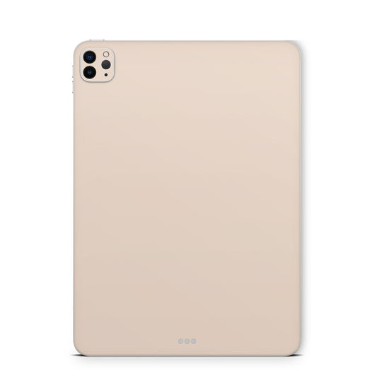iPad Pro Skin Backcover Design Schutzfolie Folie Vinyl Skins Kratzerschutz Solid State Cream Aufkleber Skins4u