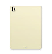 iPad Pro Skin Backcover Design Schutzfolie Folie Vinyl Skins Kratzerschutz Solid State Creme