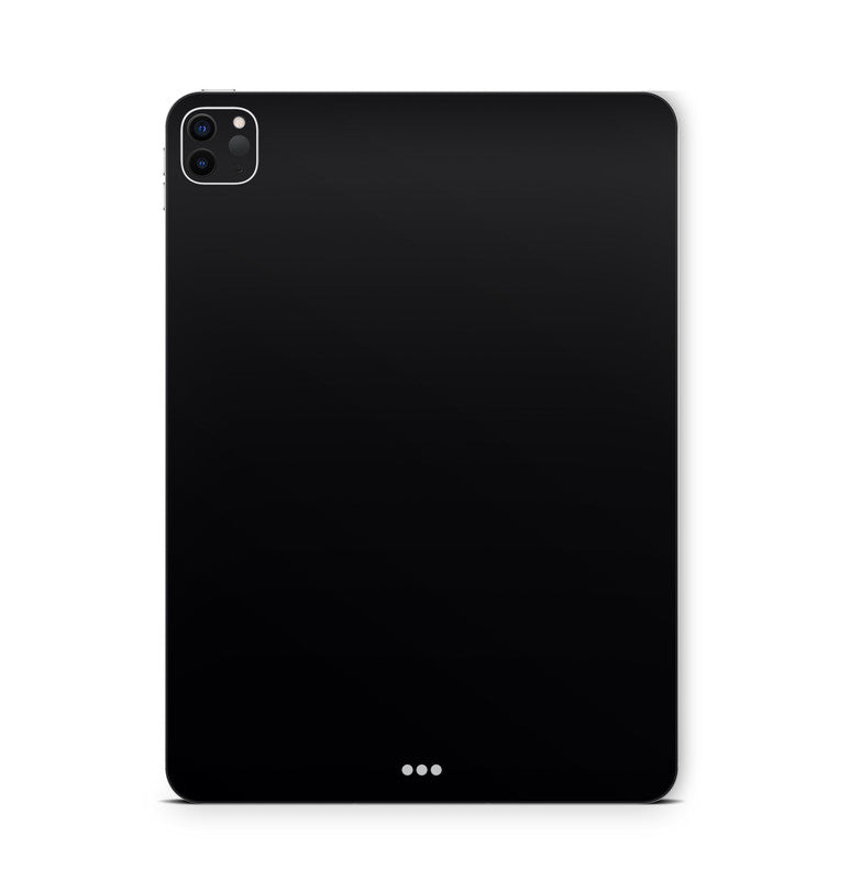 iPad Pro Skin Backcover Design Schutzfolie Folie Vinyl Skins Kratzerschutz Solid State Schwarz Aufkleber Skins4u