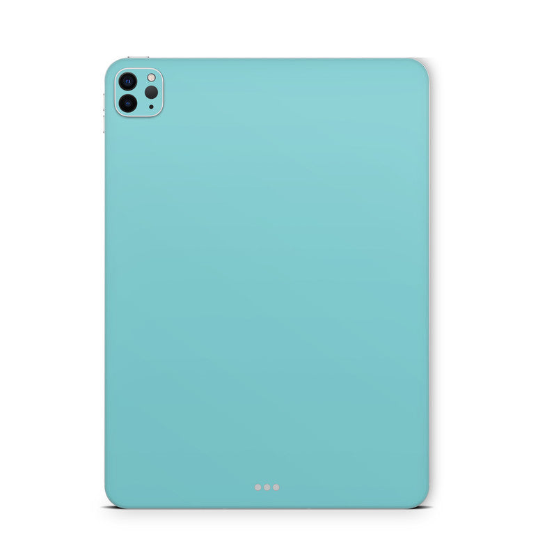iPad Pro Skin Backcover Design Schutzfolie Folie Vinyl Skins Kratzerschutz Solid State Turkis Aufkleber Skins4u