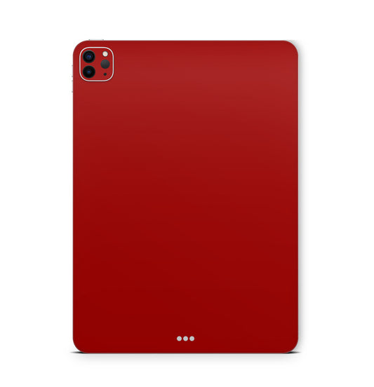 iPad Pro Skin Backcover Design Schutzfolie Folie Vinyl Skins Kratzerschutz Solid State dunkelrot Aufkleber Skins4u