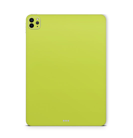 iPad Pro Skin Backcover Design Schutzfolie Folie Vinyl Skins Kratzerschutz Solid State lime Aufkleber Skins4u