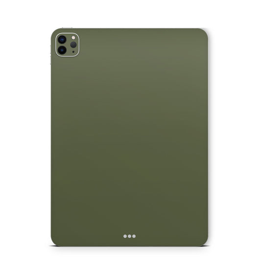 iPad Pro Skin Backcover Design Schutzfolie Folie Vinyl Skins Kratzerschutz Solid State olive Aufkleber Skins4u