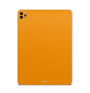 iPad Pro Skin Backcover Design Schutzfolie Folie Vinyl Skins Kratzerschutz Solid State orange