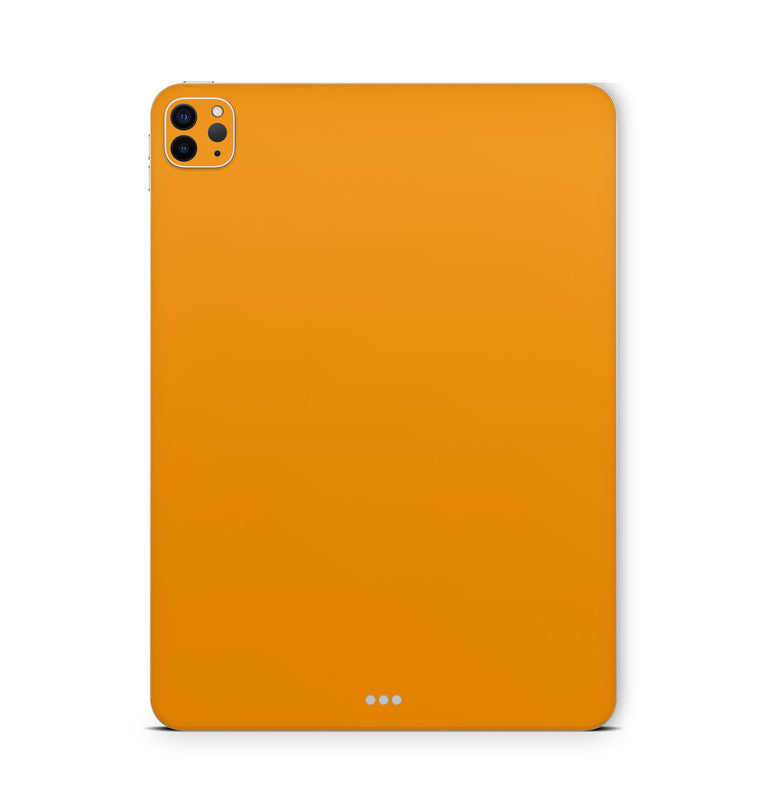 iPad Pro Skin Backcover Design Schutzfolie Folie Vinyl Skins Kratzerschutz Solid State orange Aufkleber Skins4u