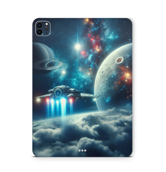 iPad Pro Skin Backcover Design Schutzfolie Folie Vinyl Skins Kratzerschutz Spaceship Aufkleber Skins4u