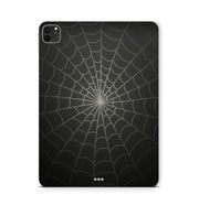 iPad Pro Skin Backcover Design Schutzfolie Folie Vinyl Skins Kratzerschutz Spiderweb black
