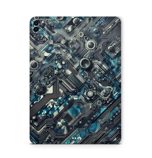 iPad Pro Skin Backcover Design Schutzfolie Folie Vinyl Skins Kratzerschutz Technical Aufkleber Skins4u