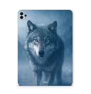 iPad Pro Skin Backcover Design Schutzfolie Folie Vinyl Skins Kratzerschutz Wolf Blue eyes