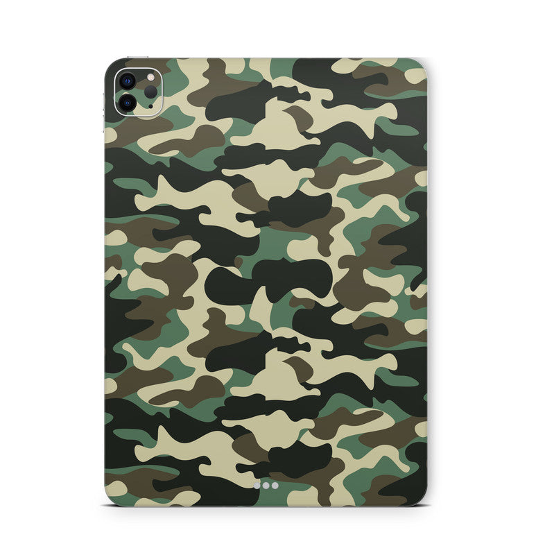 iPad Pro Skin Backcover Design Schutzfolie Folie Vinyl Skins Kratzerschutz Wood Camo Aufkleber Skins4u