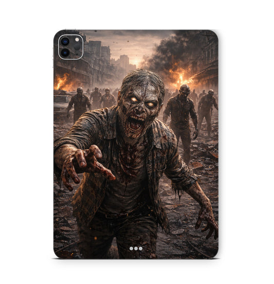 iPad Pro Skin Backcover Design Schutzfolie Folie Vinyl Skins Kratzerschutz Zombie Aufkleber Skins4u