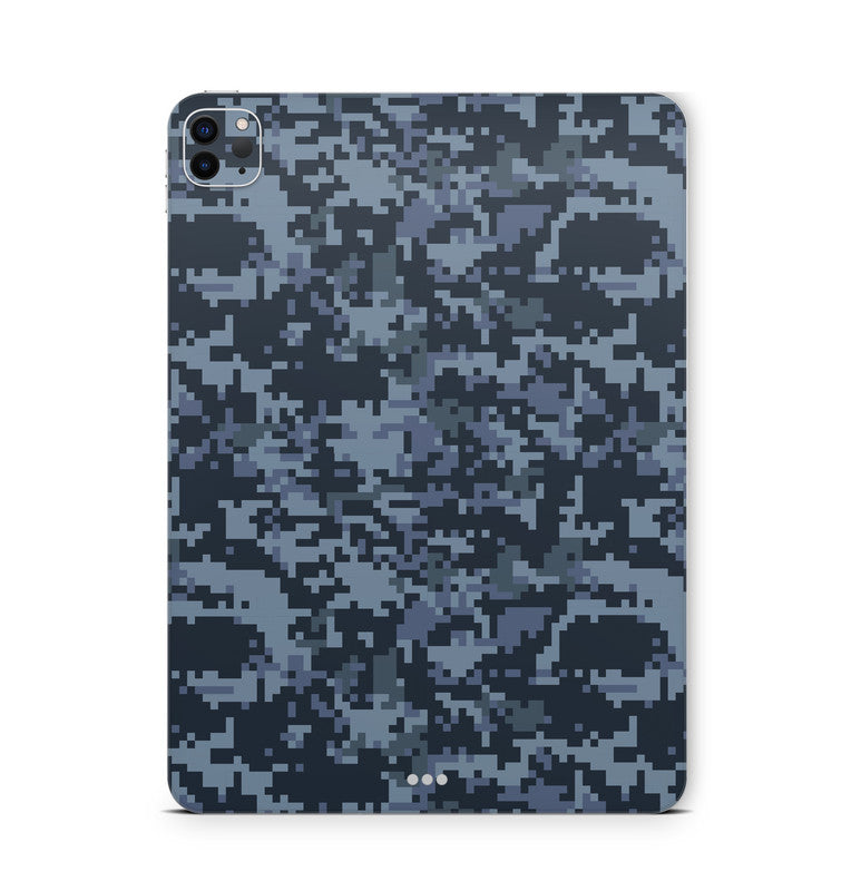 iPad Pro Skin Backcover Design Schutzfolie Folie Vinyl Skins Kratzerschutz digital navy Aufkleber Skins4u