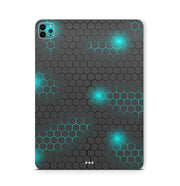 iPad Pro Skin Backcover Design Schutzfolie Folie Vinyl Skins Kratzerschutz exo small blue