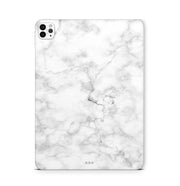 iPad Pro Skin Backcover Design Schutzfolie Folie Vinyl Skins Kratzerschutz marmor weiss