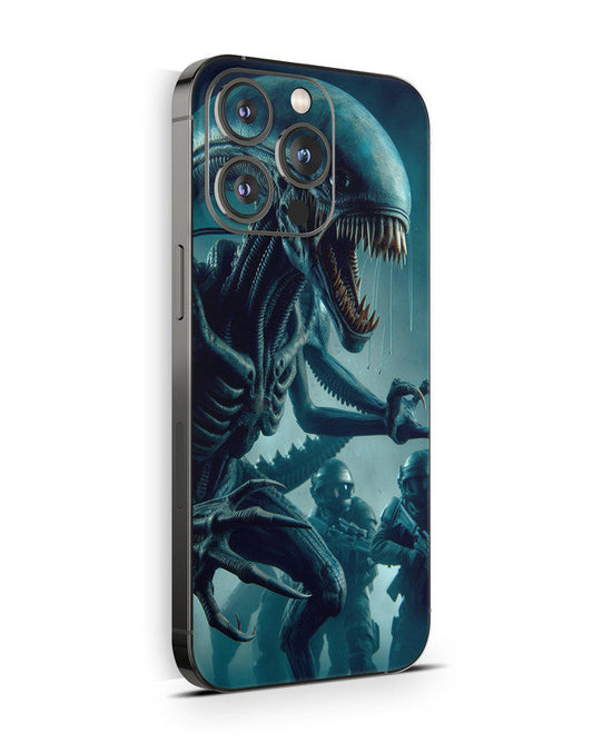 iPhone 16 Skin Schutzfolie Aufkleber Design Vinyl Folie Alien Hybrid Aufkleber Skins4u