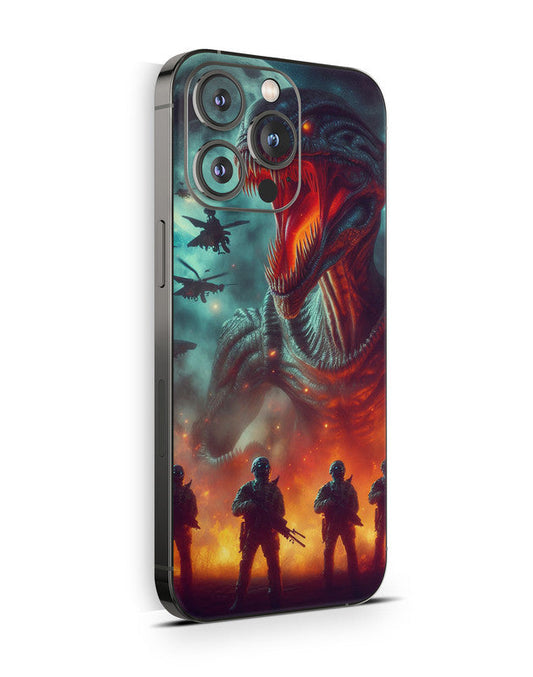 iPhone 16 Skin Schutzfolie Aufkleber Design Vinyl Folie Alien Marines Aufkleber Skins4u