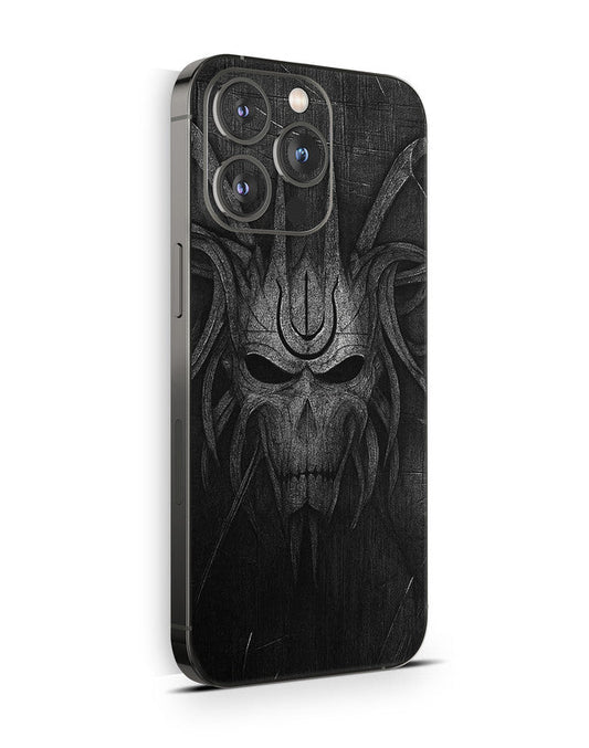 iPhone 16 Skin Schutzfolie Aufkleber Design Vinyl Folie Black Demon Aufkleber Skins4u