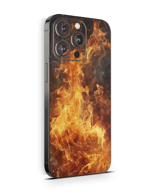 iPhone 16 Skin Schutzfolie Aufkleber Design Vinyl Folie Feuer Aufkleber Skins4u