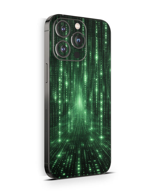 iPhone 14 Pro Max Skin Schutzfolie Aufkleber Design Vinyl Folie Matrix hochkant