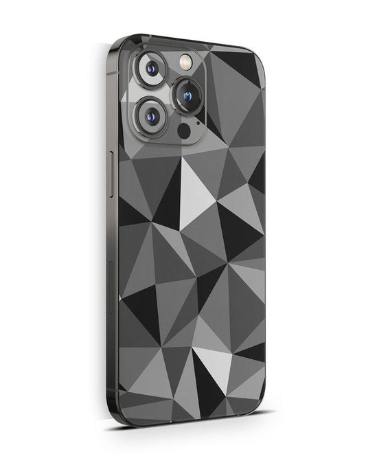iPhone 12 Skin Schutzfolie Aufkleber Design Vinyl Folie Polygrey Aufkleber Skins4u