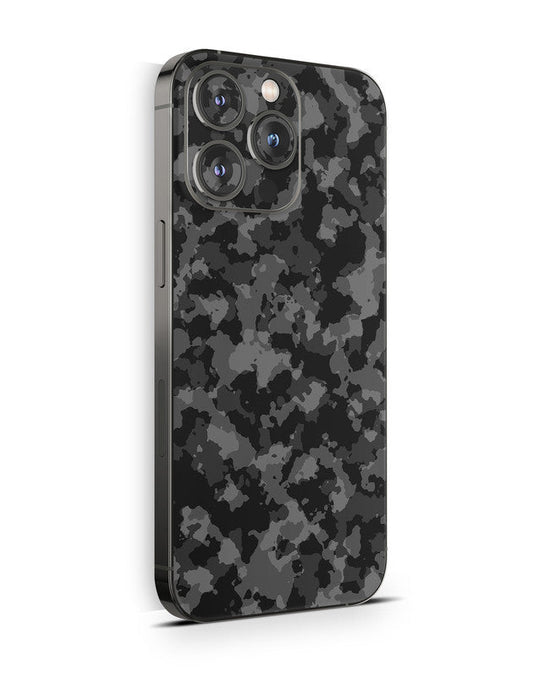 iPhone 16 Skin Schutzfolie Aufkleber Design Vinyl Folie Shadow Camo grau Aufkleber Skins4u