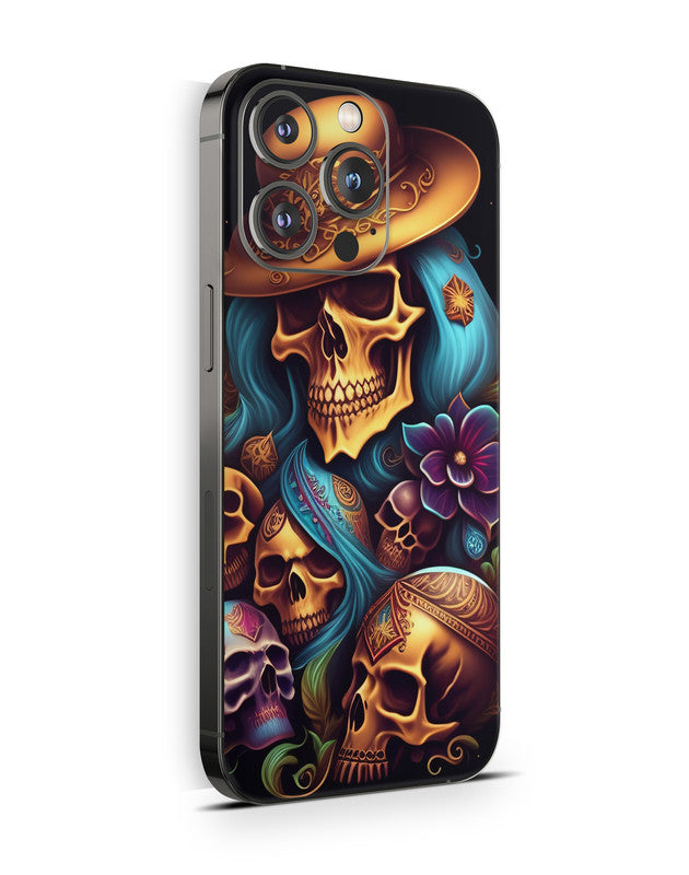 iPhone 14 Plus Skin Schutzfolie Aufkleber Design Vinyl Folie Skulltaker