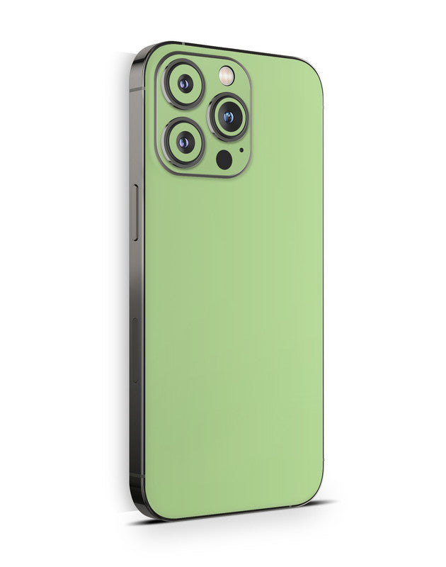 iPhone 14 Pro Max Skin Schutzfolie Aufkleber Design Vinyl Folie Solid State Apfelgrun Aufkleber Skins4u