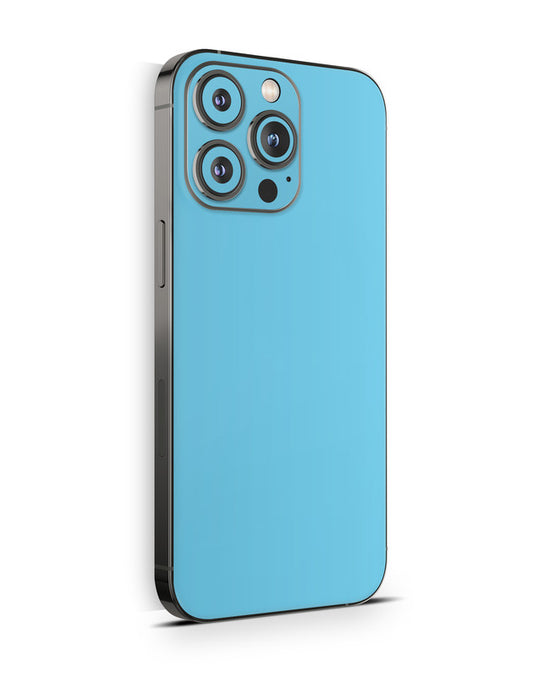 iPhone 14 Skin Schutzfolie Aufkleber Design Vinyl Folie Solid State Babyblau
