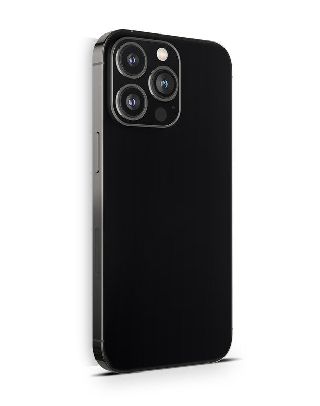 iPhone 14 Skin Schutzfolie Aufkleber Design Vinyl Folie Solid State Schwarz