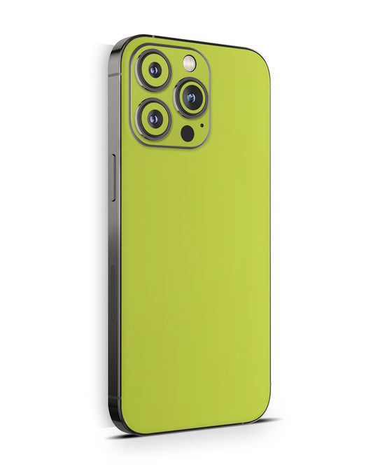 iPhone 15 Skin Schutzfolie Aufkleber Design Vinyl Folie Solid State lime Aufkleber Skins4u